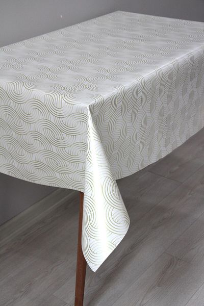 DDHOME Lined Erasable PVC Oilcloth Tablecloth 107-A