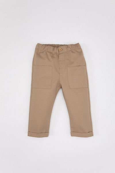 DeFacto Baby Boy Striped Combed Cotton T-shirt Pants 2-Piece Set C3604a524sp