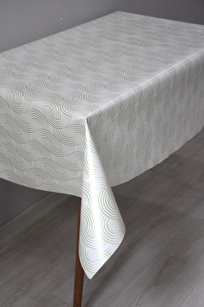 DDHOME Lined Erasable PVC Oilcloth Tablecloth 107-A