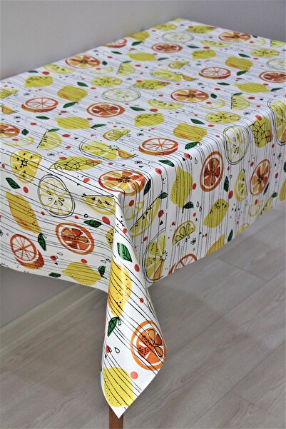 DedeEvTekstil Față de masă din pânză uleioasă din PVC, căptușită cu fibre, 11...