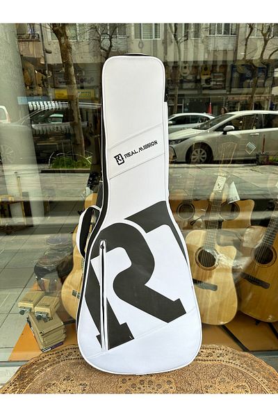 PENA MÜZİK White Guitar Case Classic