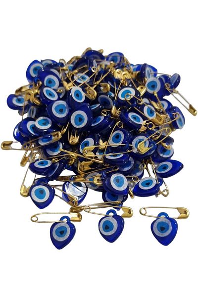 erdoğan hobi Needle Bead 75 Pk Evil Eye Plastic Needle Bead Collar Bead Gift Bead Charm