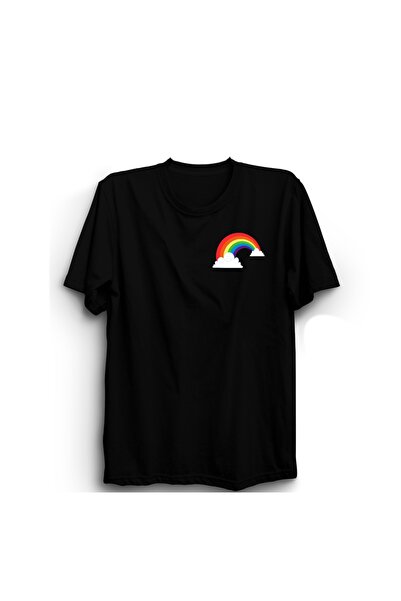 The Fame Tricou Rainbow Logo Rainbow