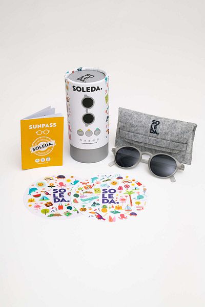SOLEDA Adult Sunglasses, Smooth Haze