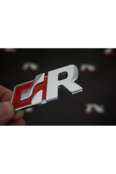 VW Dk Tuning Volkswagen R R32 R36 Gtı Racing Krom Metal Ön Panjur Vidalı Logo...