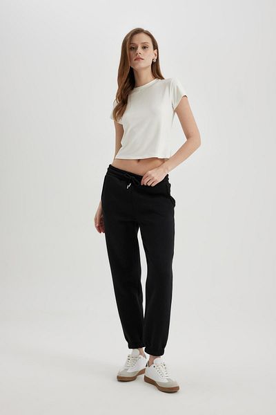 DeFacto Ψηλόμεσο Jogger Sweatpants με τσέπες - W1505az24sp