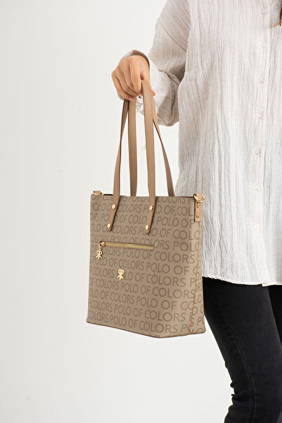 ImPolo Γυναικεία τσάντα ώμου Linda MinkPrinted Three-Eye, μέγεθος 28x41