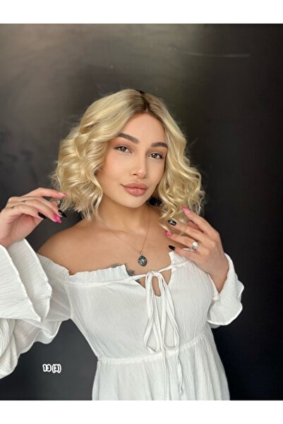 Suzan Peruk Küt Platin Tül peruk 2