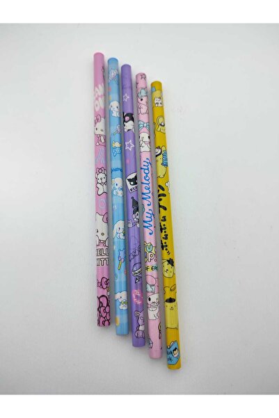 SANRIO Cinnamoroll Kuromi Mymelody Pompompurin Hello Kitty Desenli Hb Kurşun ...