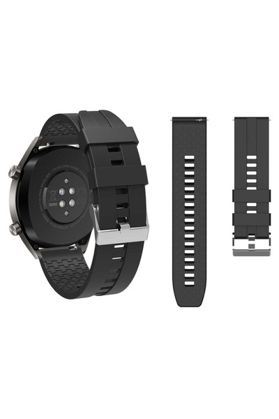 İncisoft Amazfit Gtr 2 / Gtr 2e / Gtr 47mm Uyumlu 22mm Kordon İçi Desenli Yum...