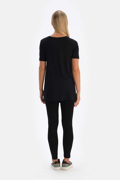 Dagi Schwarze Umstandsstrumpfhose