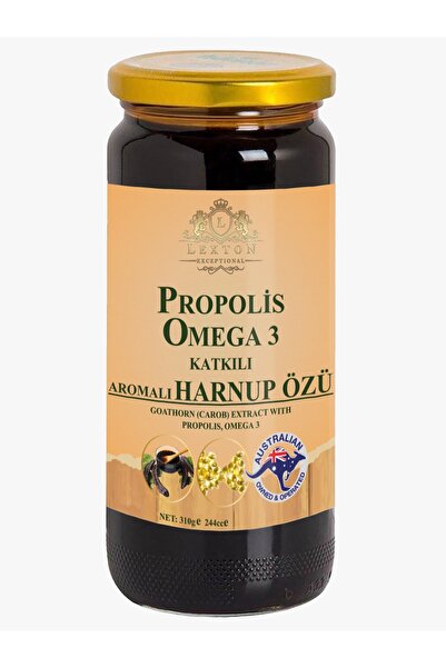 lexton Propolis Omega 3 Katkılı Harnup Özü 310 Gr