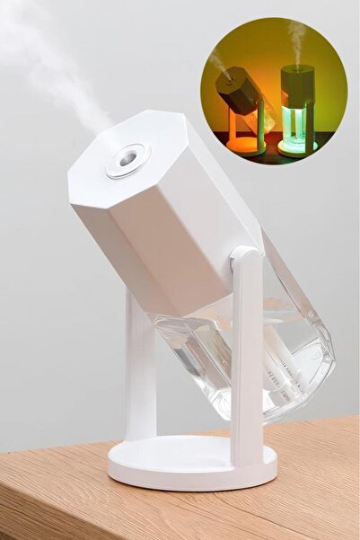 DEMPOWER Sekizgen Şekilli Hava Nemlendirici Beyaz