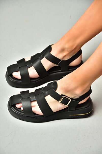 Fox Shoes S518106009 Crne žene Sandale