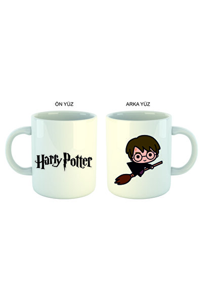 RENK Kupa Bardak 220 cc Porselen Harry Potter Yazılı