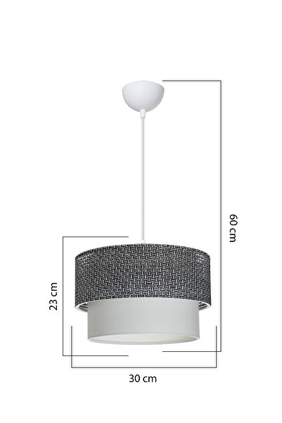 manogrup avize aydınlatma Deko sarkıt artı desenli siyah avize