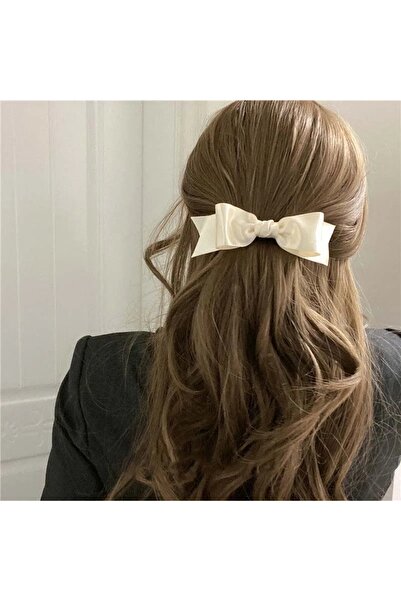 MutluBiDünya Vintage Otomatik Klipsli Saten Fiyonk Toka