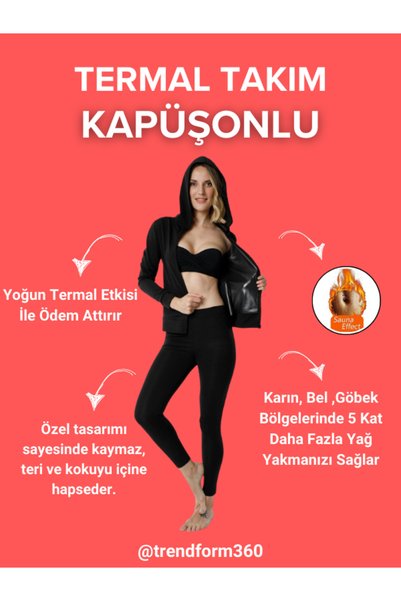 trendform360 Termal Takım Kapüşonlu
