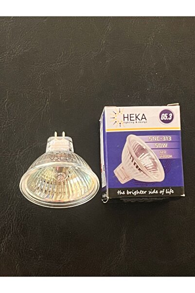 Heka 50  WATT 12VOLT G.5 İĞNE AYAK DUYLU 750 LÜMEN 2700 KELVİN SARI IŞIK DİMM...