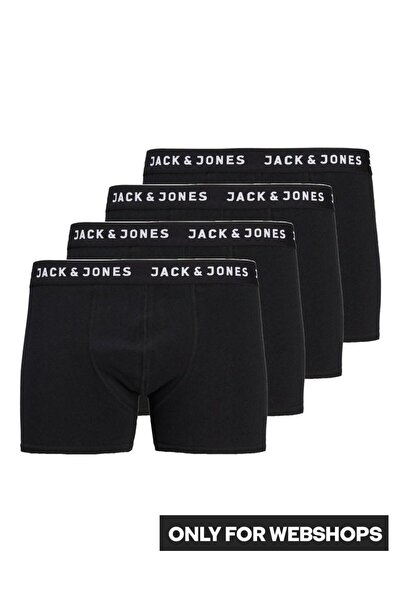 Jack & Jones جاك جونز بلاك 4 قطع بوكسر رجالي12142914