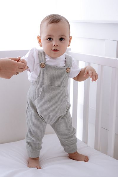 Kids grey sales jumpsuit