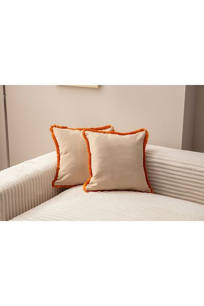 SWITA CAZ KIRLENT 43X43 CU FRANJURI BEJ