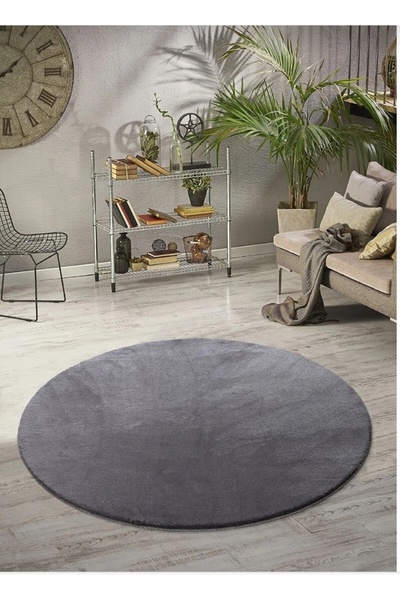 AKSU HALI KAYMAZ TABAN JEL YIKANABİLİR ANTIBAKTERİYER YUVARLAK