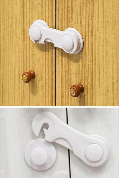 Hilamingo Home Baby Safety Protection Child Lock 10 Pcs Cabinet Lock Latch Lock Baby Safety