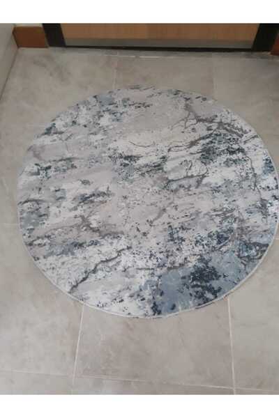 AKSU HALI KAYMAZ TABAN JEL YIKANABİLİR ANTIBAKTERİYER YUVARLAK DEKORATİF