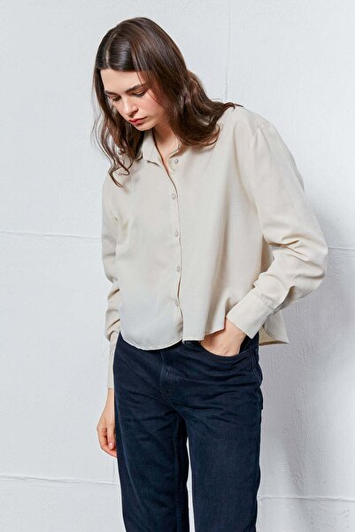 FABB Cămașă de bază cu croială ovală ecru