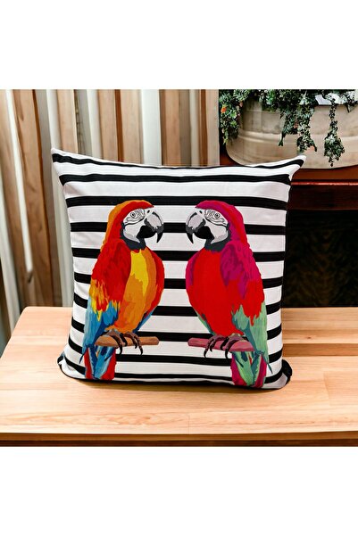HALATÇI HOME Apolena декоративна наволочка для подушки «Тропічний папуга»