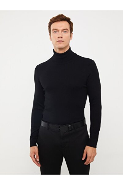 LC Waikiki Men's Knitwear Sweater - Turtleneck, Long Sleeve