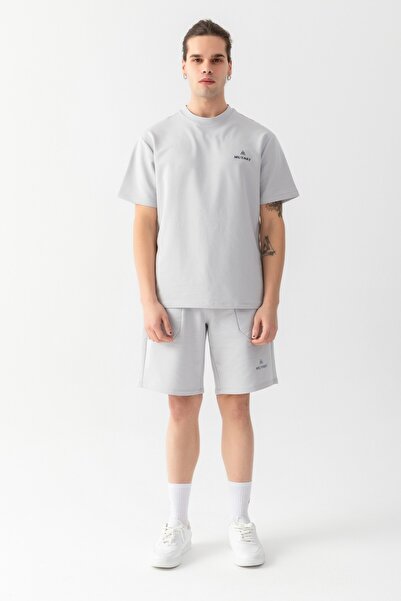 Essential Regular Fit Tişört Gri