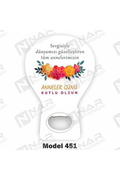Nar Promosyon Anneler Gününe Özel 30 Adet Balon Açacak Magnet - Arkası Mıknat...