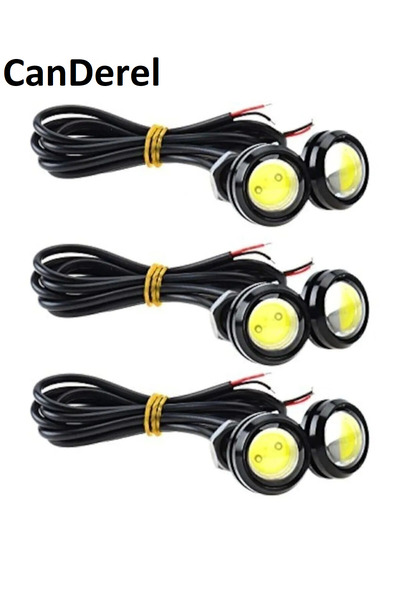 Jetcom Ayna Altı Led Kartal Göz Led 2'li Beyaz Led 12 Volt