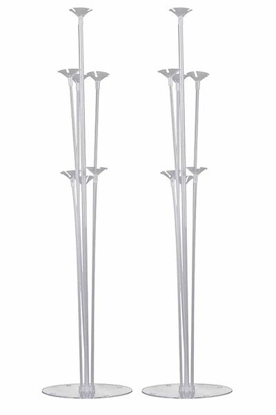 Parti Furyası 2 Pieces Balloon Decoration Stand 75 cm Double Set with 7 Sticks with Stand