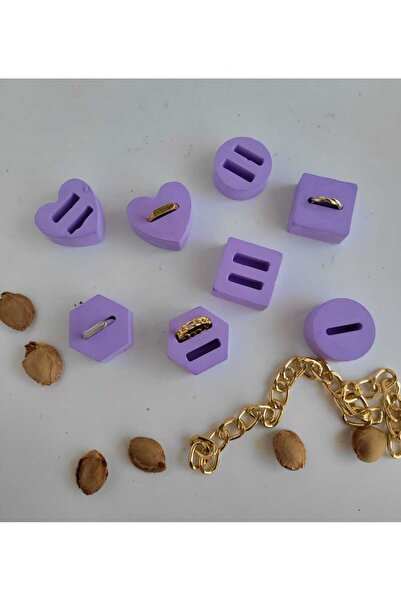 KARRA حامل حلقات خرساني مكون من 8 قطع