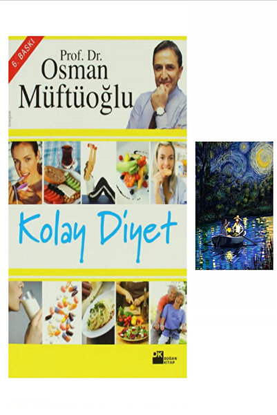 puslurotalar Kolay Diyet Osman Müftüoğlu (Koleksiyon Kitap) + Mavi Gece Stiker