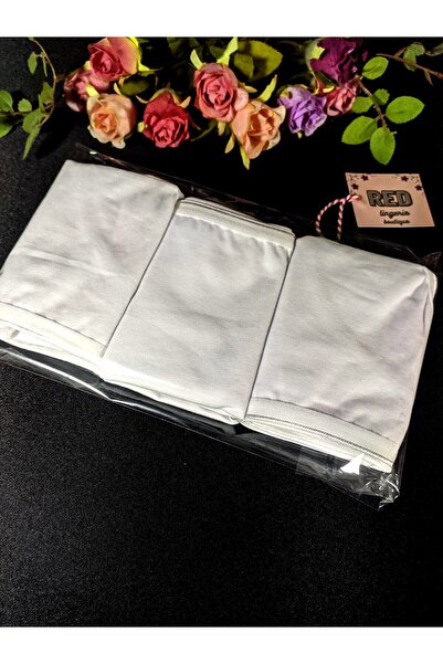 red iç giyim Chiloți de damă din bumbac Red Happy Day, pachet de 6