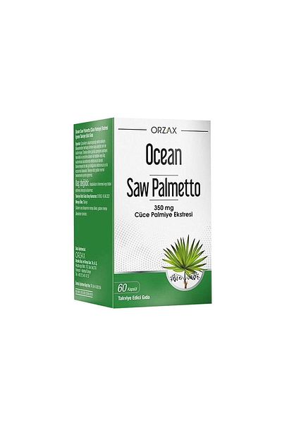 Ocean SawPalmetto60 Capsules - Food Supplement Containing Dwarf Palm Extract +FacialCleanser 100ml Gift