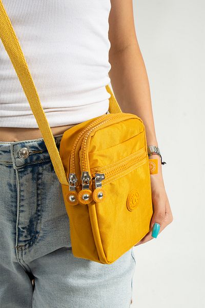 RKY SERENITY Water Resistant Clinker Fabric Multi-Pocket Phone Holder Wallet with Adjustable Strap