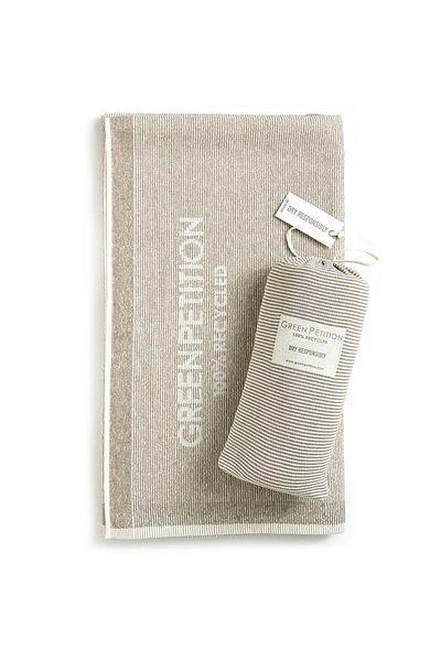 Panku Bizu Design Store Calm Clay 100% Recycled Eco-Friendly Towel 100x180