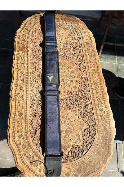 PHX Electric And Bass Guitar Strap Navy Blue