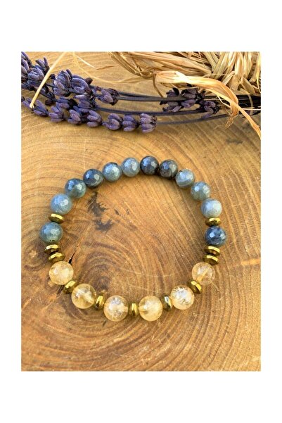 NehirTaş سوار سيترين لابرادوريت وهيماتيت معتمد