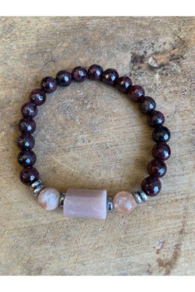 NehirTaş لال معتمد (العقيق الأحمر) وسوار من حجر الشمس