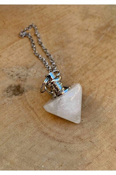 NehirTaş Certified Crystal Quartz Pandula