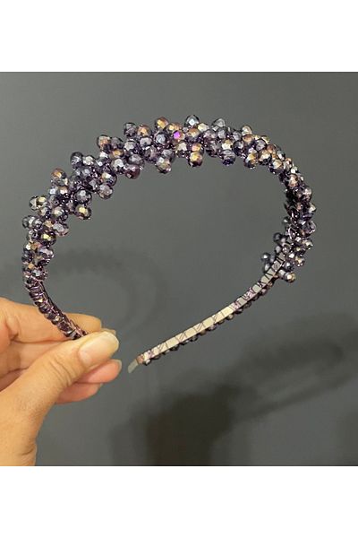 DesaAccessories Crystal Stoned Engagement, Henna, Wedding, Bridal, Maternity Crown