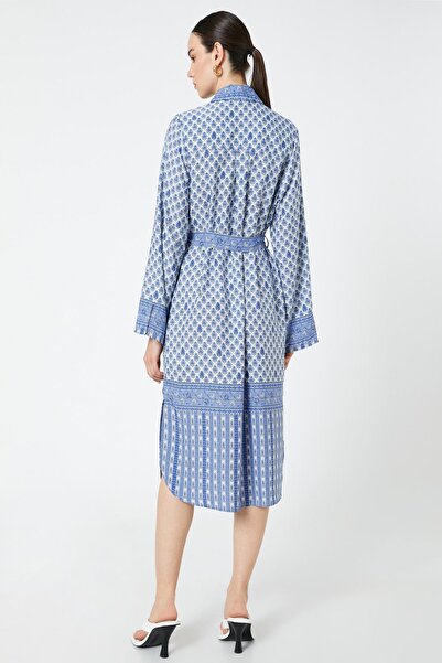 Koton Rochie de damă albastră cu model