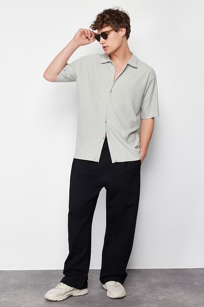 Trendyol Collection Comfortable Seamless Stone Color Shirt - TMNSS24GO00052