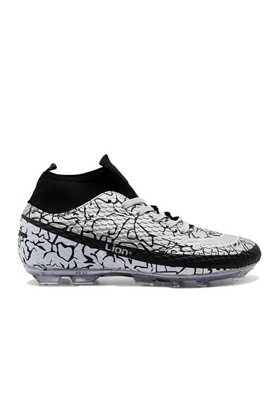 Lion 1071 Black Silver Football Boots